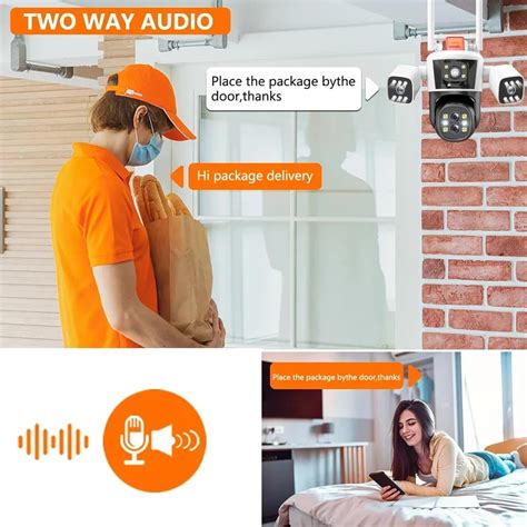 Ruiseawing Cameras for Home Security 10X PTZ Zoom Four Lens India | Ubuy