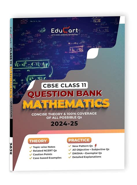 Educart CBSE Question Bank Class 11 Mathematics 2024-25 (For 2025 Board ...