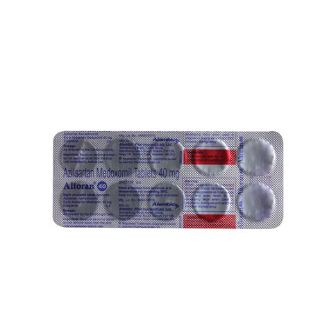 Altoran 40mg Tablet 10's Price, Uses, Side Effects, Composition ...