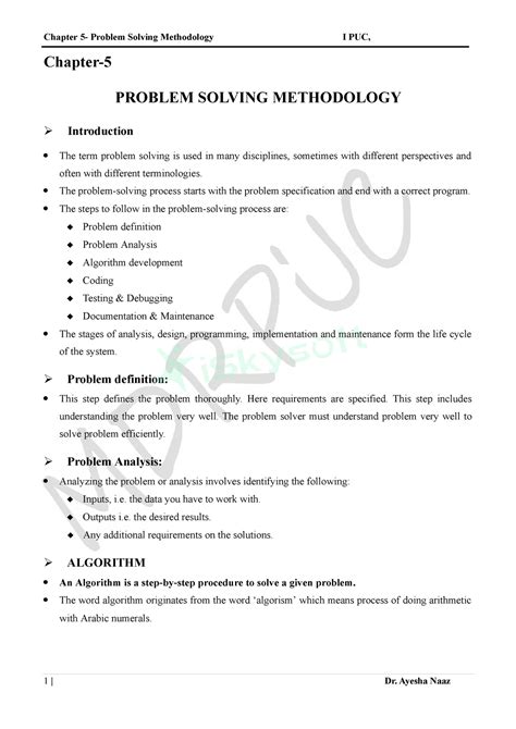 1632064445 chapter-5-problem-solving-methodology - Chapter 5- Problem ...