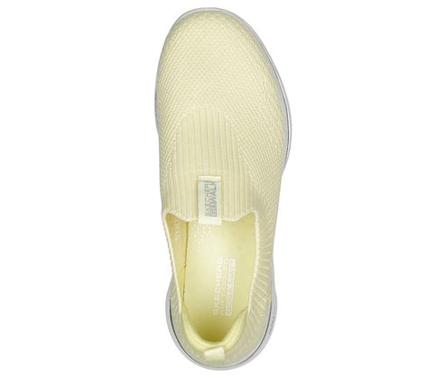 Skechers Yellow Go Walk 5 Trendy Womens Slip On Shoes - Style ID: 15952 ...