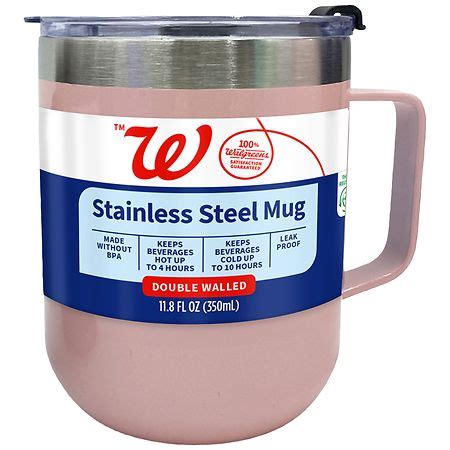 Walgreens Double Wall Mug with Handle | Walgreens