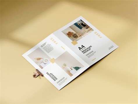 Free Bifold Brochure Mockup | Free PSD Templates