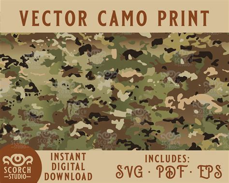 Operational Camouflage Pattern (OCP) Vector Camouflage Pattern Digital ...