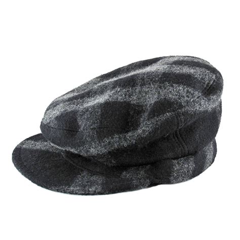 Buy Burberry Edith Check Super Exploded Needle Peak Cap Hat Beret ...
