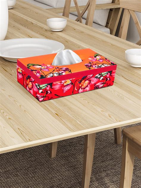 SEJ by Nisha Gupta Tissue Paper Box Holder/Rectangular Napkin Holder ...