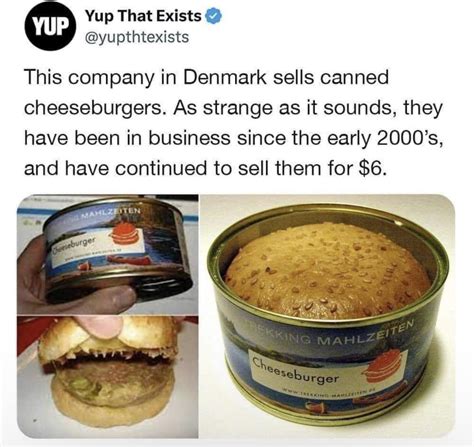 This Is What A Canned Cheeseburger Looks Like Bizarre, 45% OFF