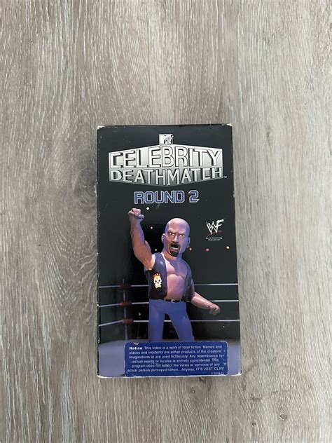 MTV Celebrity Deathmatch VHS Round 2 1999 Claymation WWE Wrestling ...