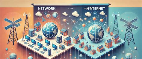 Difference Between Network and Internet 的图像结果