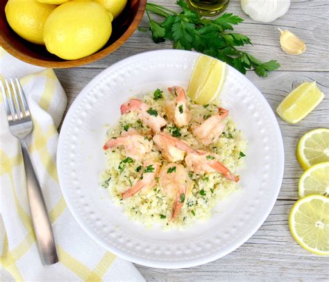 Shrimp Scampi with Cauliflower Rice - Keto Cooking Christian