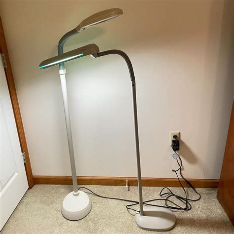 Lot 7 - Ott•Lite & Bell+Howell Floor Lamps | EstateSales.org