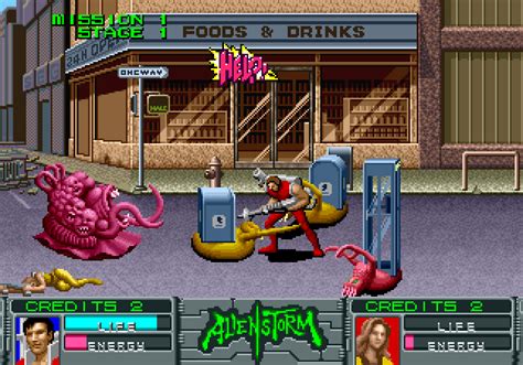 Image result for Alien Storm Arcade Gameplay