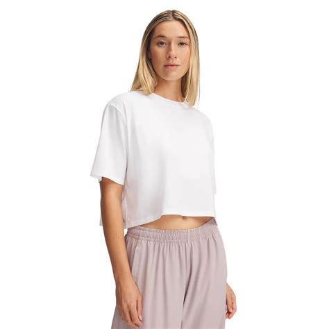 Women's Under Armour Rival Short Sleeve Cropped Tee