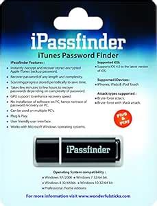 iPassfinder Password Recovery Tool for iPhone, iPad and iPod Touch ...