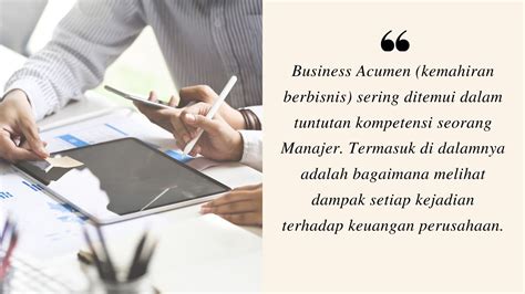 Business Acumen atau Ketajaman Bisnis