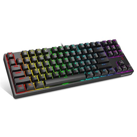 Buy 1ST PLAYER TKL RGB Gaming Mechanical Wired Keyboard DK5.0 LITE ...