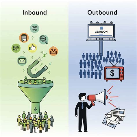 Difference between inbound and outbound marketing