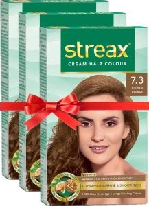 Streax Hair Color 120ml , Golden Blonde - Price in India, Buy Streax ...