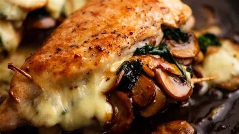 Chicken Filled with Mushroom and Spinach – Nutricook