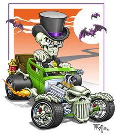 Image result for Whacking Cartoon Hot Rod Cards
