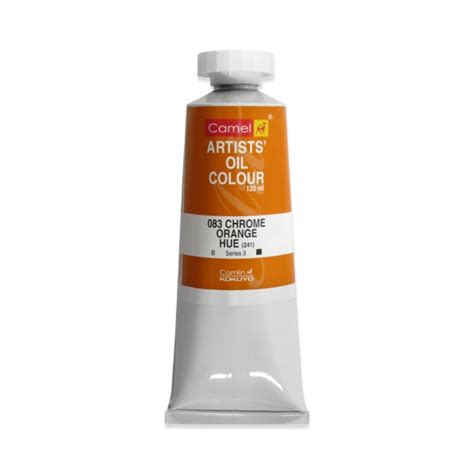 htconline.in| Camlin Artists Oil Colour 120ml SR3 Chrome Orange Hue ...