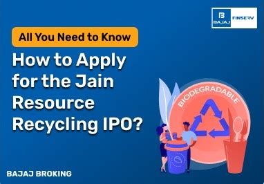 How to Apply for the Jain Resource Recycling IPO