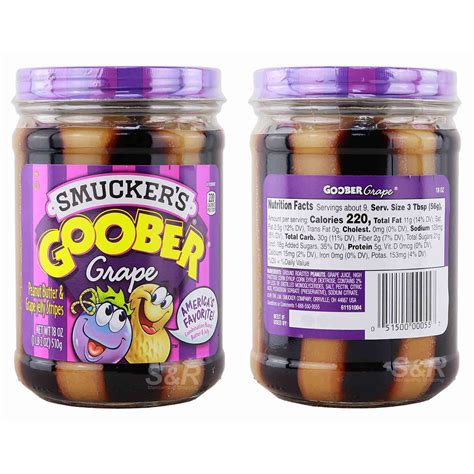 Smucker’s Goober Grape Peanut Butter 510g
