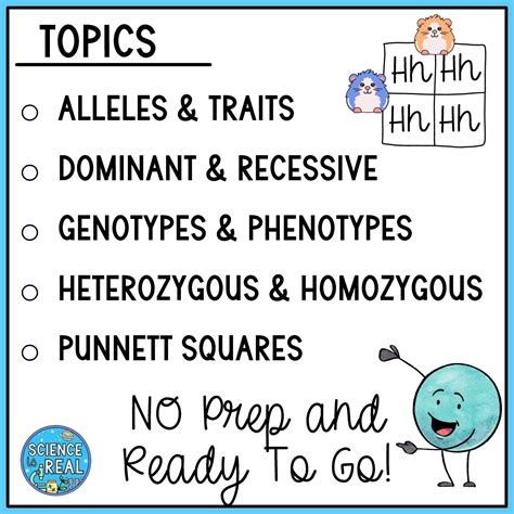 Monohybrid Punnett Squares Amoeba Sisters Video Handout - Science is ...
