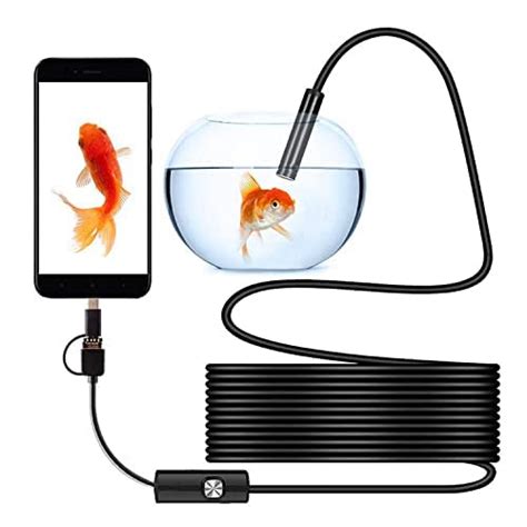 CAMLEIGH 2 Meter Wire Mini Endoscope Camera for Android USB Borescopes ...