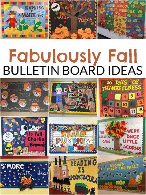 Fall bulletin board ideas – Artofit