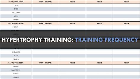 Image result for Hypertrophy Workout Program