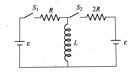 In the circuits shows in `S_(1)` and `S_(2)` are switches. `S_(2 ...