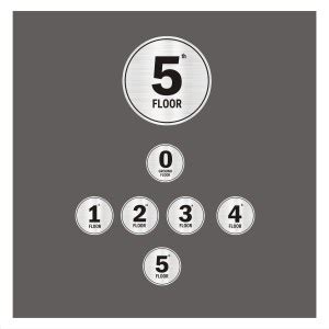 Mindcraftz G Plus Five floors Round Black Border style Stairs Lifts ...