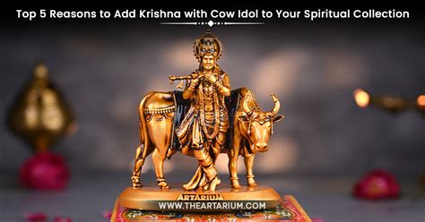 Benefits of Keeping Lord Krishna & a Cow Idol in Your Space – Artarium