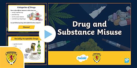 FREE! - SFA Drug and Substance Misuse PowerPoint - Twinkl