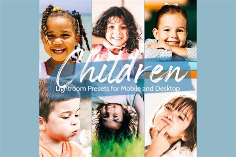 10 Children Portrait Lightroom Presets Graphic by Millie Her Majesty ...