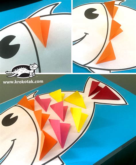 Image result for 3D Fish Craft