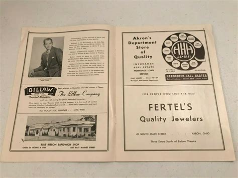 New ListingVINTAGE 1946 AKRON UNIVERSITY ZIPS VS DUQUESNE COLLEGE ...