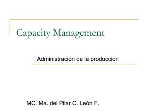 Image result for Capacity Management Explained