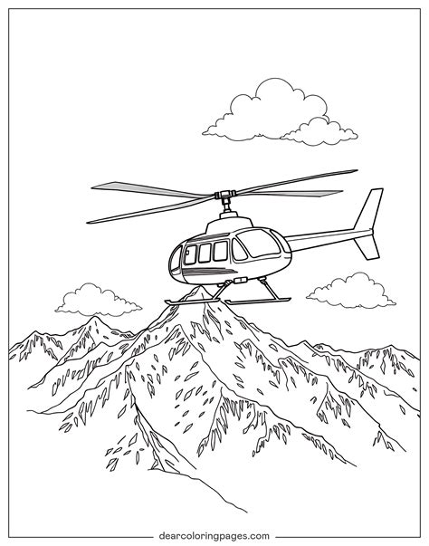 Helicopter Coloring Pages - 18 Free Printable Coloring Pages