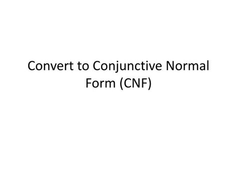 Image result for Conjunctive Normal Form