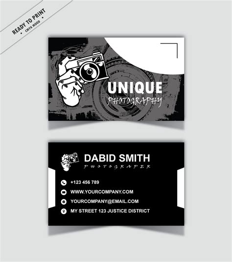 Unique Photography Business Cards 的图像结果