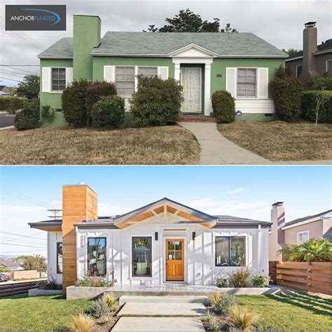 house exterior remodel before and after