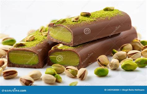 Dubai Chocolate Bar With Green Kataifi And Pistachio Spread With ...