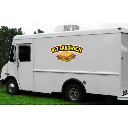 Signmission Safety Sign, 9 in Height, Vinyl, 6 in Length, Blt Sandwich ...