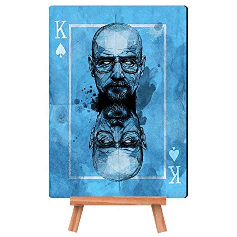 THE SQUEAKY STORE Breaking Bad Heisenberg King Card - Desk Decor Poster ...
