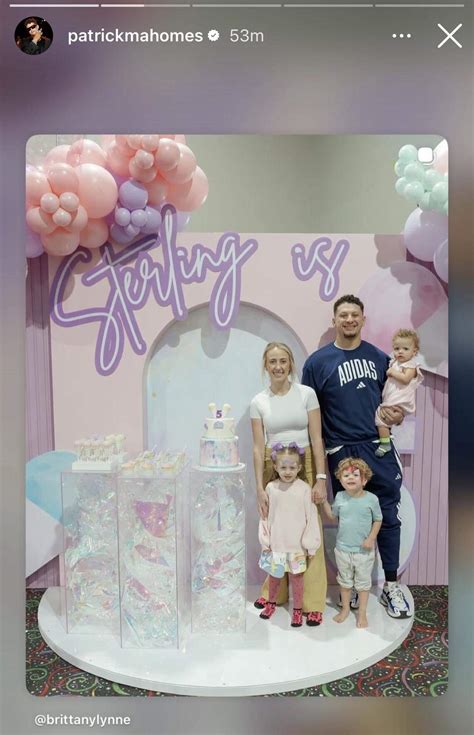 Chiefs’ Patrick Mahomes doted on daughter Sterling at party | Kansas ...
