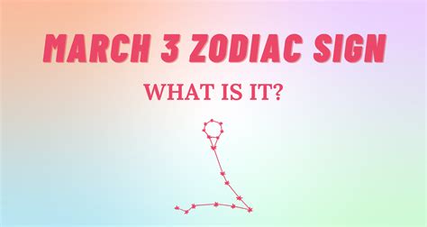 March 3 Zodiac Sign Explained | So Syncd