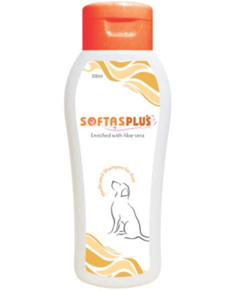 Intas Softas Plus Permethrin Medicated Dog Shampoo with Double Strength ...