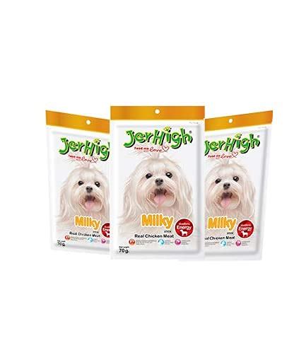 Buy JerHigh Milky Real Chicken Meat, 70g (Pack of 3) Online at Low ...